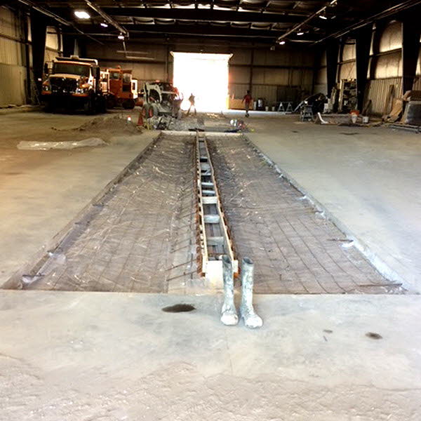 Concrete commercial drain system